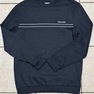 Calvin Klein Men's Dark Blue Crewneck Sweater